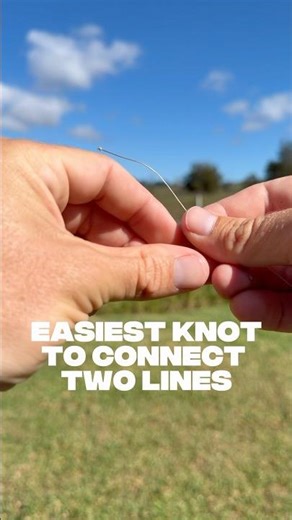 Double Uni Knot! Good quick knot to connect two lines.