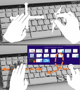 Type–Hover–Swipe in 96 Bytes: A Motion Sensing Mechanical Keyboard