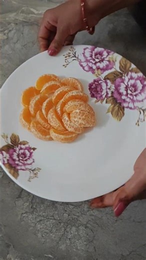 Creative Orange 🍊 Flower 🌺 Pattern