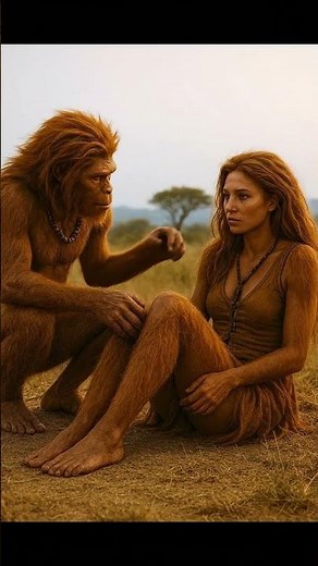 "Real Life Caveman & Cavewoman Story 🦍🔥 | Prehistoric Love Mystery #ai