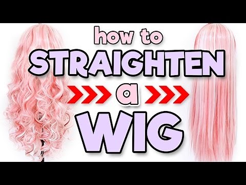 HOW TO STRAIGHTEN A WIG | Alexa's Wig Series #5
