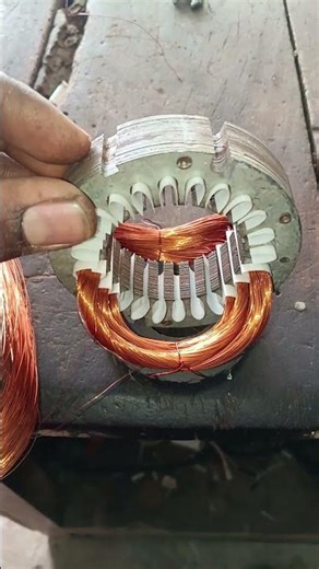 table fan motor winding data | #electrical #motorwinding #shorts