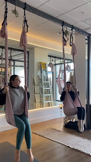Did you know that with our intro pass or unlimited membership you can bring a free guest! Trying new things is always better with a friend!! More info on our website: http://Openaerialyoga.com #aerialyoga #thingstodoinorangecounty #aerial #friend | Open Aerial Yoga