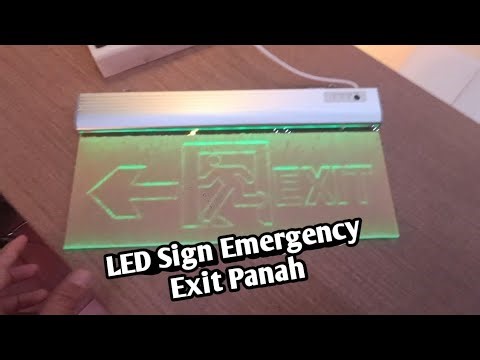 LED Sign Emergency Exit Panah
