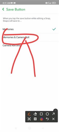 Snapchat Ki Photo Direct Gallery M Kaise Save Kare | Snapchat Photo Save | #technical #shorts