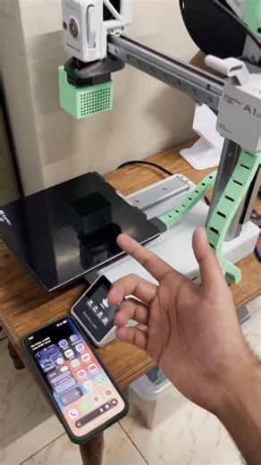 Vishnu on Instagram: "Send to print works flawlessly on bambu lab printers.. #3dprinting #3dmodeling #3dprint #bambulab"