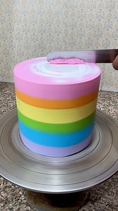 14K views · 128 reactions | How To Make Rainbow  Cake #cakes #rainbowcake #viral #cake #newcakedesign #viralreelsfacebook | Cakecreation1911 | Facebook