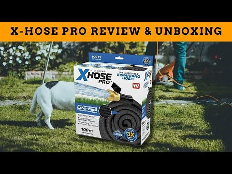X-Hose Pro Review & Unboxing - 100 Ft Expandable Heavy Duty Garden Hose