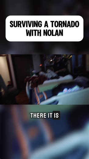 We survived the twister, thanks to Nolan 👨🏻‍🦼‍➡️🌪️ YouTube: Mullet Bros Co #tornado #storm #brothers #mulletbros #comedy