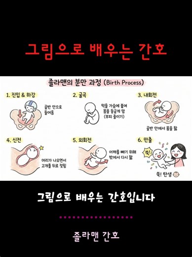 ​분만 6단계: 진입부터 만출까지, 암기 없이 이해하는 법 #간호조무사요약정리 #간호조무사자격증 #간호조무사시험 #간호조무사강의