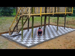 Peaceful Life: Technique of flooring the floor with cement and flower tiles - Quân Thị Kỳ