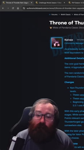 Content Creator on Instagram: "Thunderfoging and item upgrade! Check out the full video on my YT for more info! #worldofwarcraft #legion #gaming #mmo #foryou"