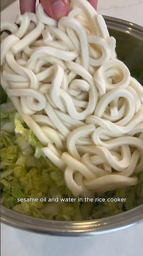 Rice cooker Yaki Udon