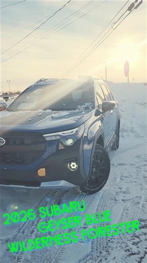 Geyser Blue Wilderness Forester New 2026 Subaru model quick view #subaruwilderness