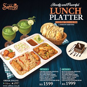 167 reactions · 5 comments | Introducing the Saffron Lunch Platter –...
