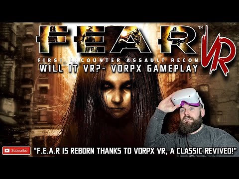 F.E.A.R VR Gameplay // F.E.A.R Feels Fresh Again in VR with Vorpx & Quest 2 // Will It VR? FEAR VR!