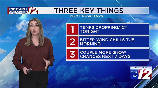 WPRI 12 Weather Forecast 1/19/26