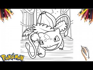 COMO DESENHAR O POKÉMON IVYSAUR | HOW TO DRAW POKÉMON IVYSAUR