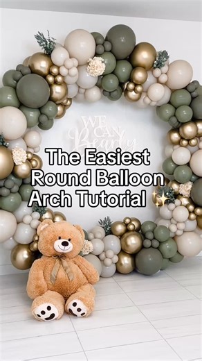 Learn how to create a stunning round balloon arch using a metal stand! ✨ Perfect for weddings, birthdays, or photo backdrops 💚 This beginner-friendly method makes setup easy and flawless every time! Watch ’til the end for the final look! . . . #BalloonArch #balloondecor #balloonGarland #balloontutorial | Inflatedecoratecelebrate