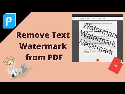 How to Remove Text Watermark from PDF with ApowerPDF