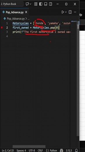55 Advanced Python List pop Removing and Using Values
