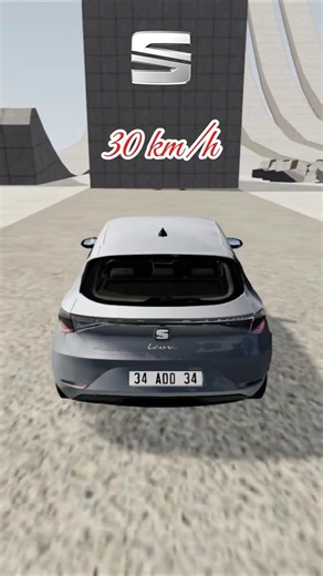 SEAT LEON EXTREME CRASH TEST 🚧 30’DAN 180’E