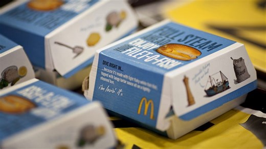 Why does the McDonald’s Filet-O-Fish have only a half-slice of cheese?