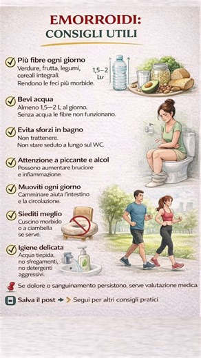 Emorroidi: cosa fare davvero | Consigli utili e pratici #shorts #viralvideo #viralshort