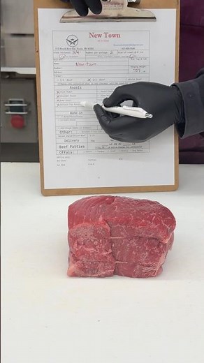 Beef cut sheet guide for roasts