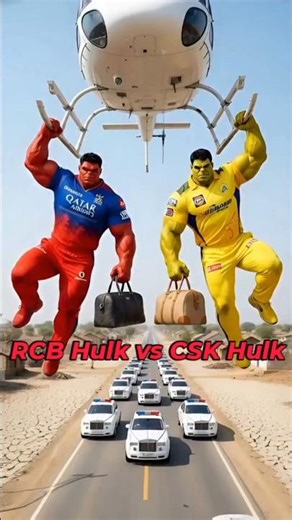 RCB HULK VS CSK HULK || #viral #ai #hulk #animation #viralvideo #hulkshorts #hulksmash #explorepage