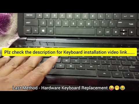 How to resolve keyboard issues in HP Laptop when some keys aren't working