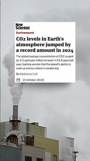 CO2 levels in Earth's atmosphere jumped by a record amount in 2024