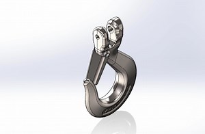 SOLIDWORKS Part Reviewer: Forged Hook Assembly Part 1 Tutorial