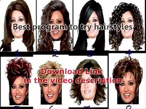 App to try different hairstyles on your face