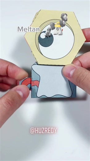 Meltan Pokemon Origami Tutorial