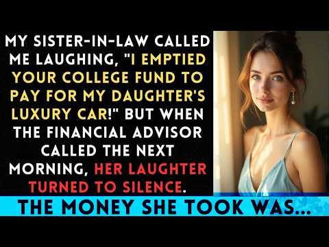 I Emptied Your College Fund! My SIL Laughed Through The Phone The Financial Advisor's Call Next