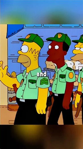 Homer became security #simpsons