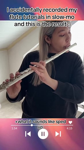 Mesmerizing Slow-Mo Flute Melodies: What Happens When Speeding Up