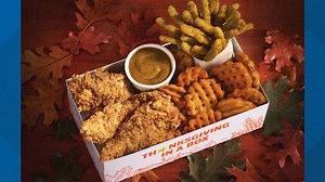 Fast-food chain unveils new 'Thanksgiving in a Box'
