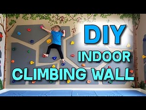 DIY Indoor Climbing Wall - How to Build a Climbing Wall in Your Playroom