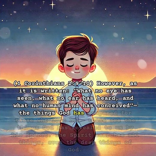 What no eye has seen, what no ear has heard, and what no human mind has conceived” #prayer #jesus