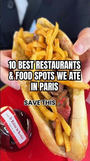 The 10 BEST restaurants & food gems in Paris we ate at!!