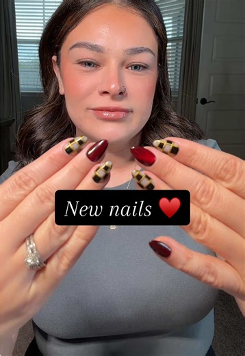 New nails set ♥️ #newnails #nailtok #nailday #nailinspo