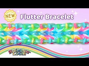 Flutter Bracelet Rainbow Loom Tutorial by Angelynn (TutorialsByA™) | Intermediate/Advanced Design