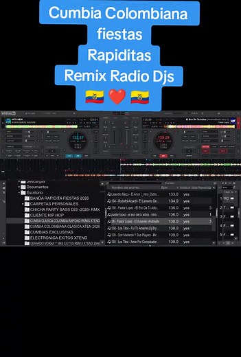 Cumbia Colombiana Fiestas Remix por Radio DJs