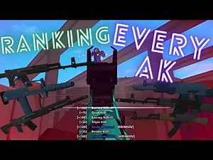 ranking *EVERY* AK in phantom forces! ak47, akm, ak12, rpk12, groza 1 and more!