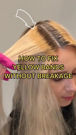 Hair Color Correction: Fixing Yellow Bands Without Breakage