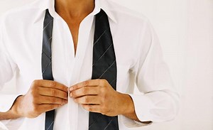 No-iron shirts: These smelly, scratchy garments are the greatest fashion crime of our age.