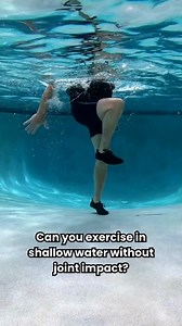 56K views · 1K reactions | Trapped in an aging body with aches & pains, but want to exercise hard? Get in the pool! Deep water is zero impact, and shallow water can be with grounded moves.  #waterworkouts #waterfitness | PoolFit | Facebook