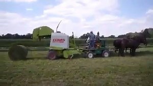 50K views · 336 reactions | Tractors & Farm Machinery - Baling hay using horsepower | Tractors & Farm Machinery | Facebook